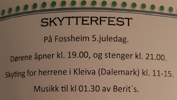Skytterfest. MØT OPP
